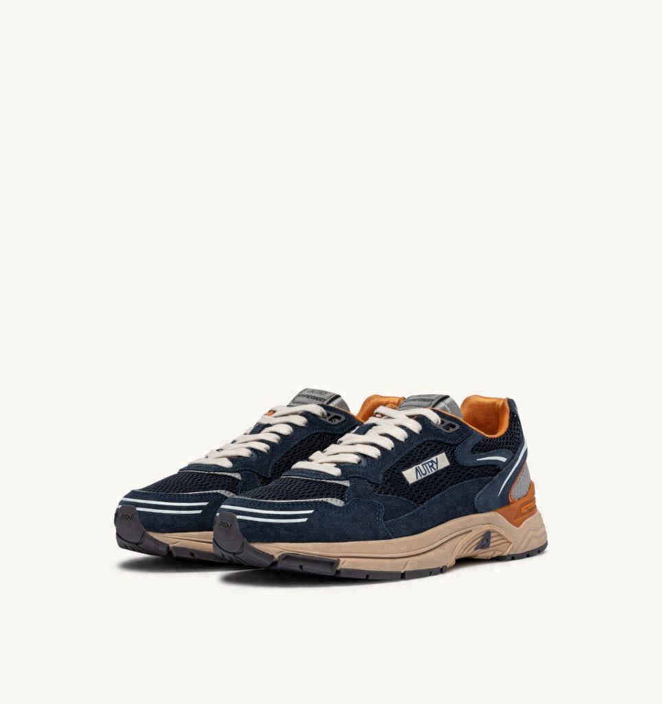 HYPERWAY EN DAIM ET MESH MIDNIGHT ET TOMATO CREAM