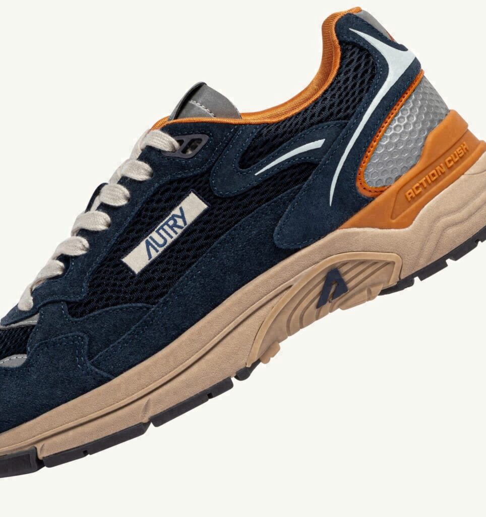 HYPERWAY EN DAIM ET MESH MIDNIGHT ET TOMATO CREAM