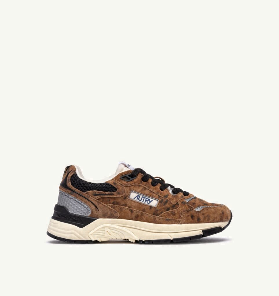 HYPERWAY EN DAIM SAND EVY LÉOPARD ET NOIR