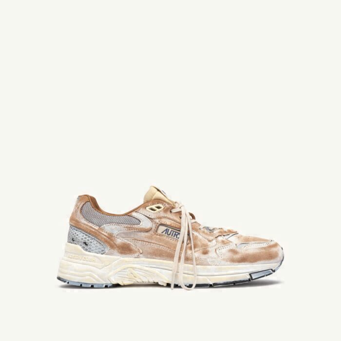 HYPERWAY SUPER VINTAGE IN MILKSHAKE AND SILVER SUEDE