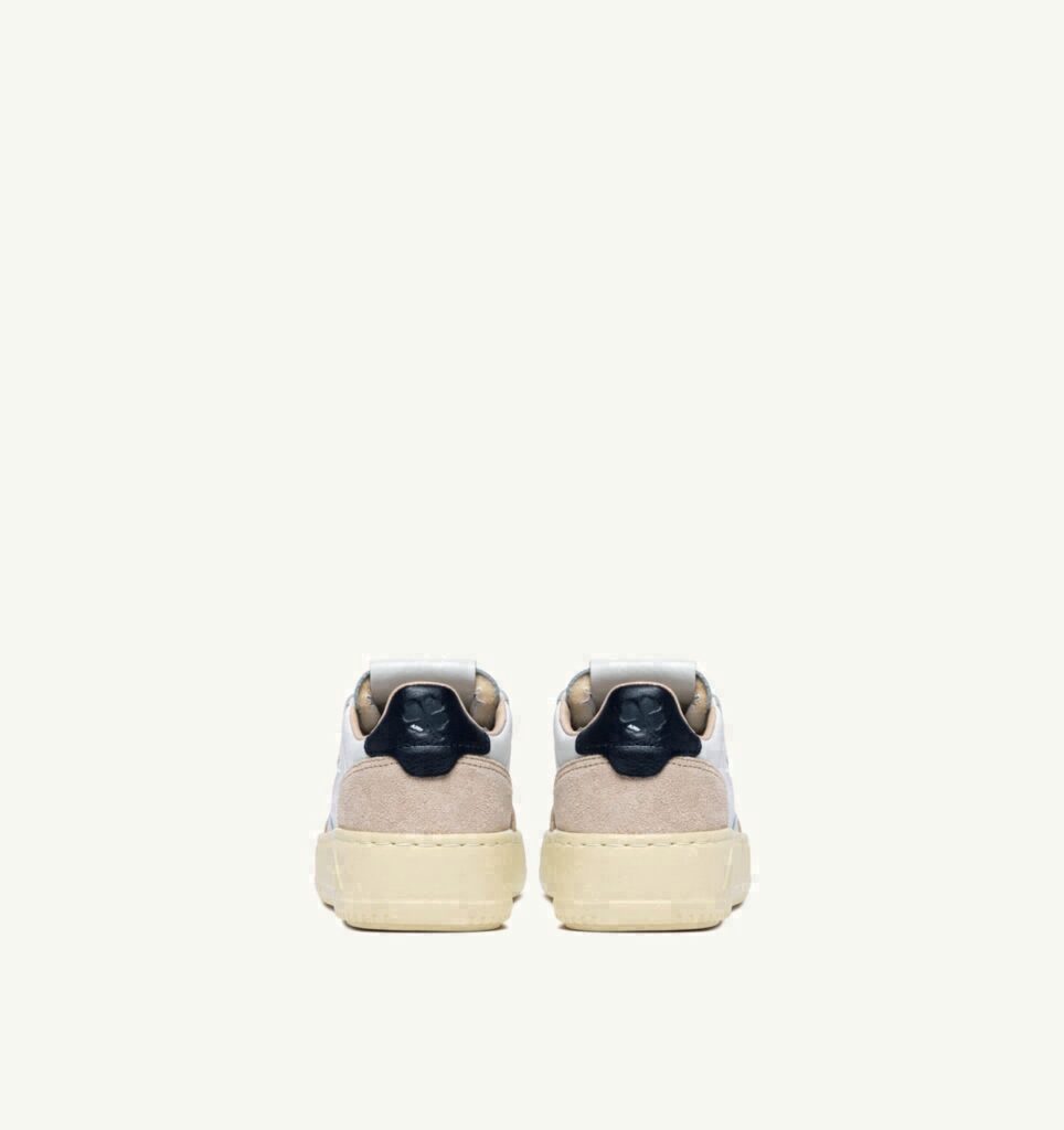 MEDALIST KIDS LOW EN DAIM BLANC ET BLUE SPACE