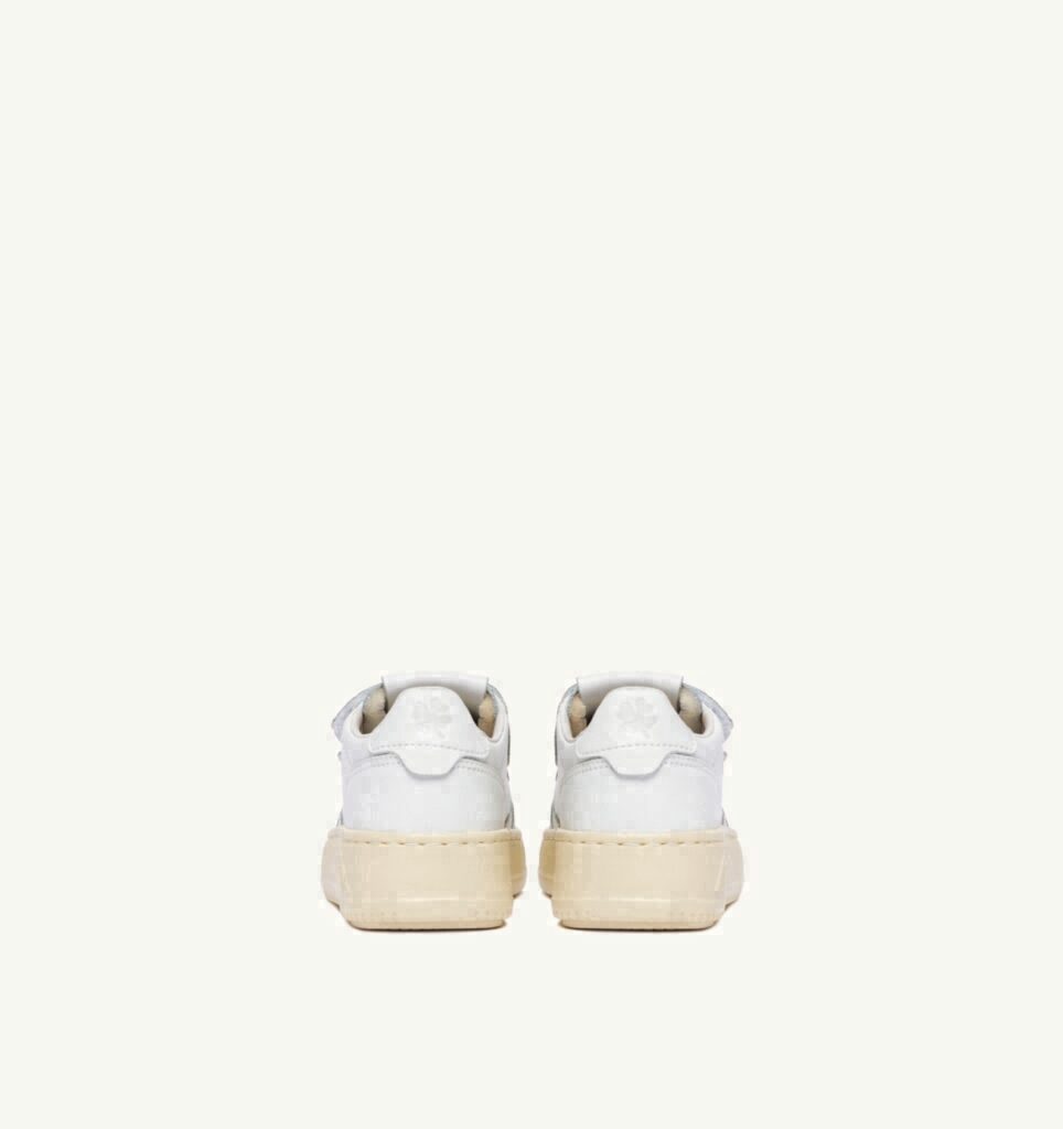 MEDALIST KIDSTRIPES LOW EN CUIR BLANC