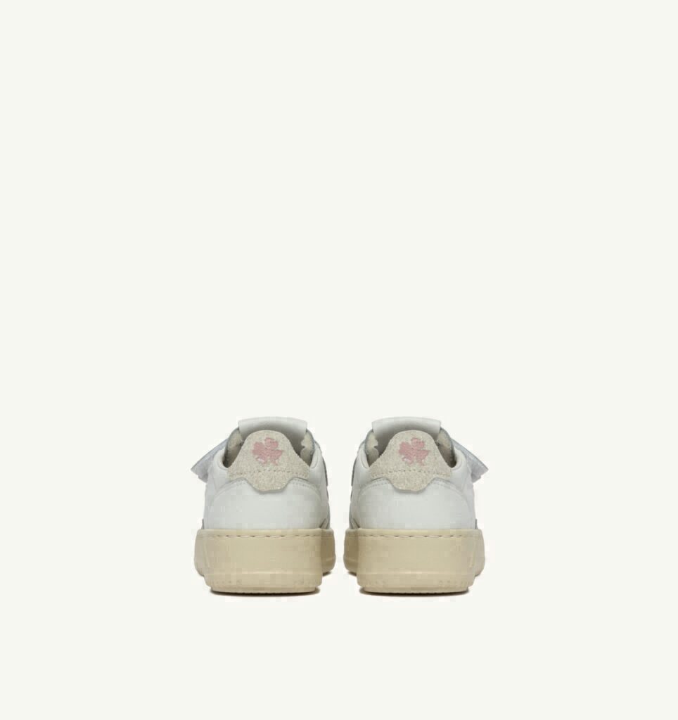 MEDALIST KIDSTRIPES LOW EN CUIR BLANC ET PAILLETTES