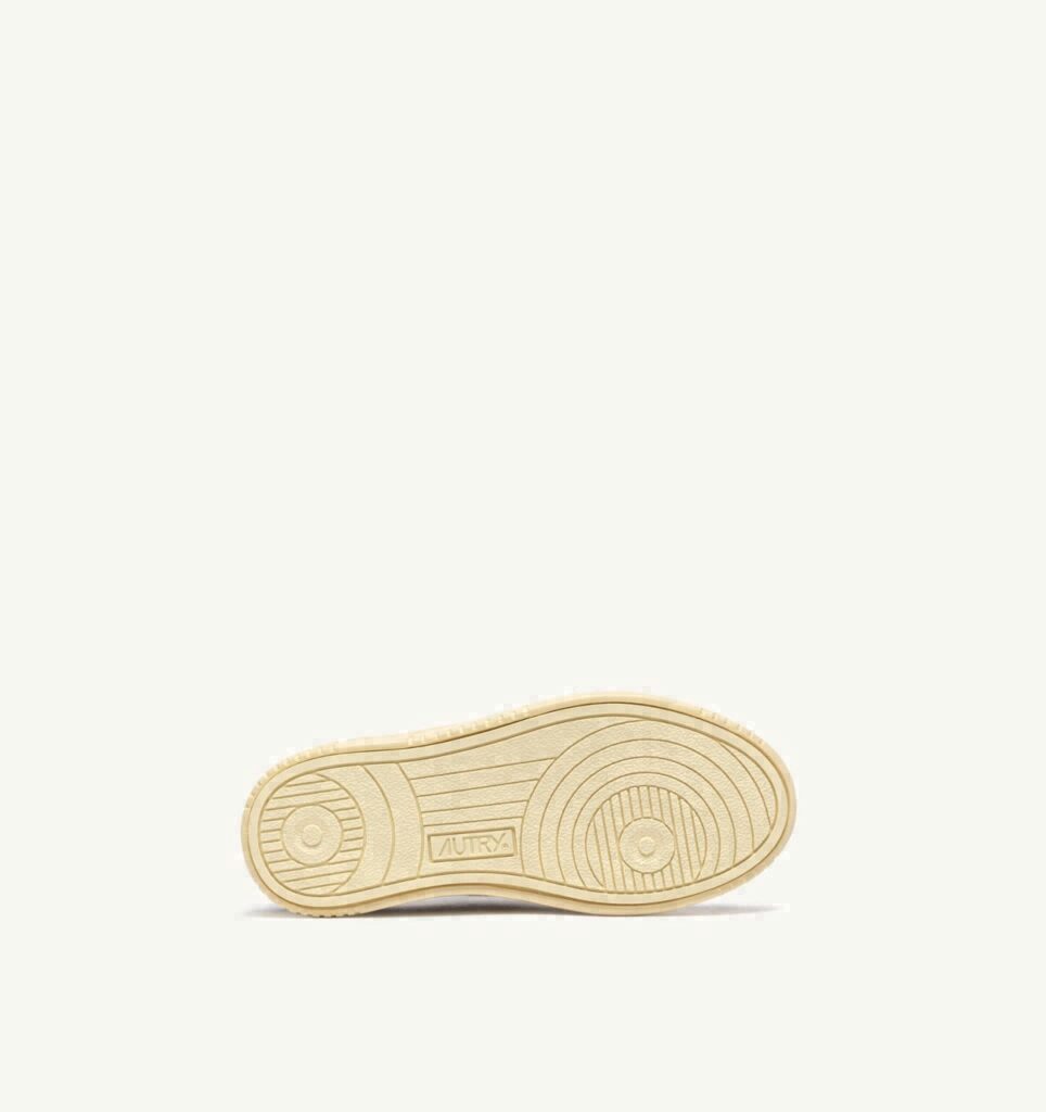MEDALIST KIDSTRIPES LOW TRICOLOR EN DAIM BLANC SAND ET SPACE BLEU