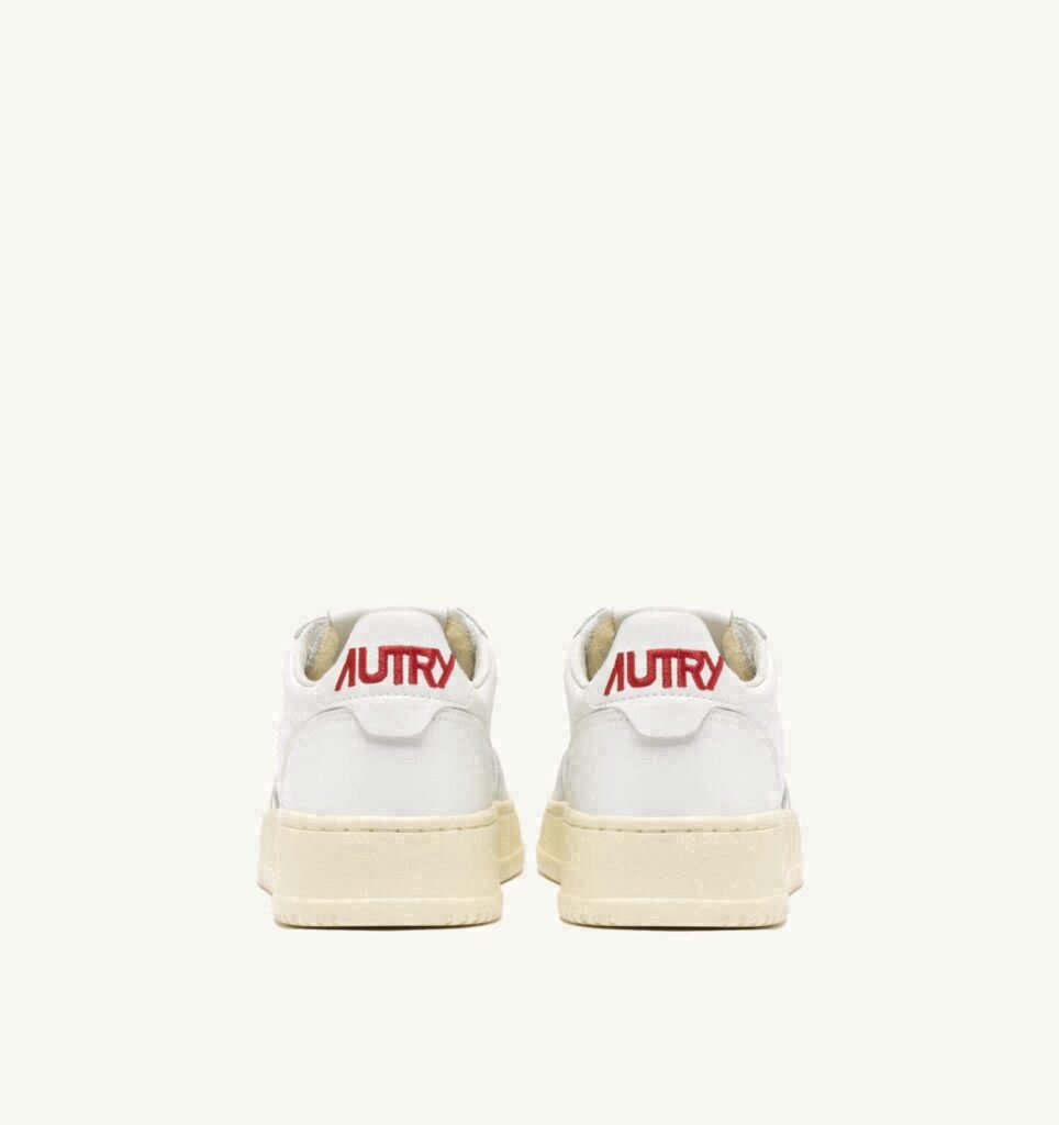 MEDALIST 'LOVE' EN CUIR BLANC ET ROUGE