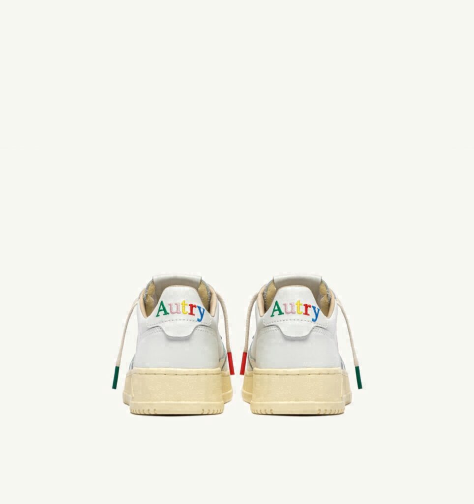 MEDALIST LOW EN CUIR BLANC