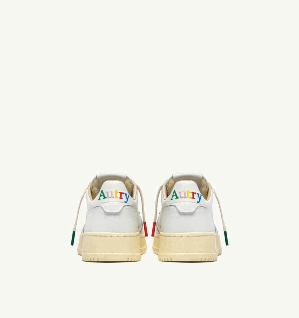 MEDALIST LOW EN CUIR BLANC