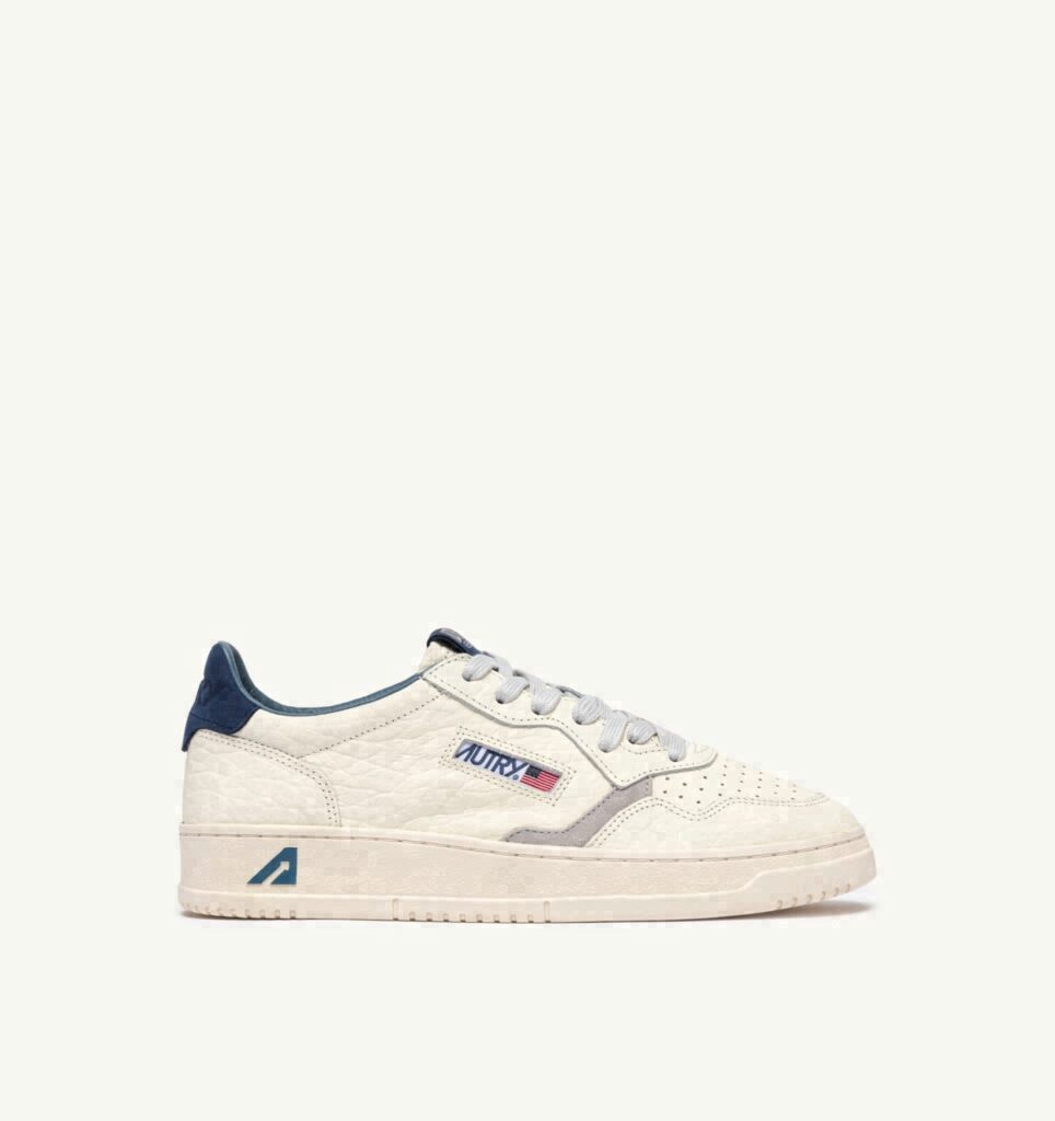 MEDALIST LOW EN CUIR BLUE DEPTHS ET VAPOR