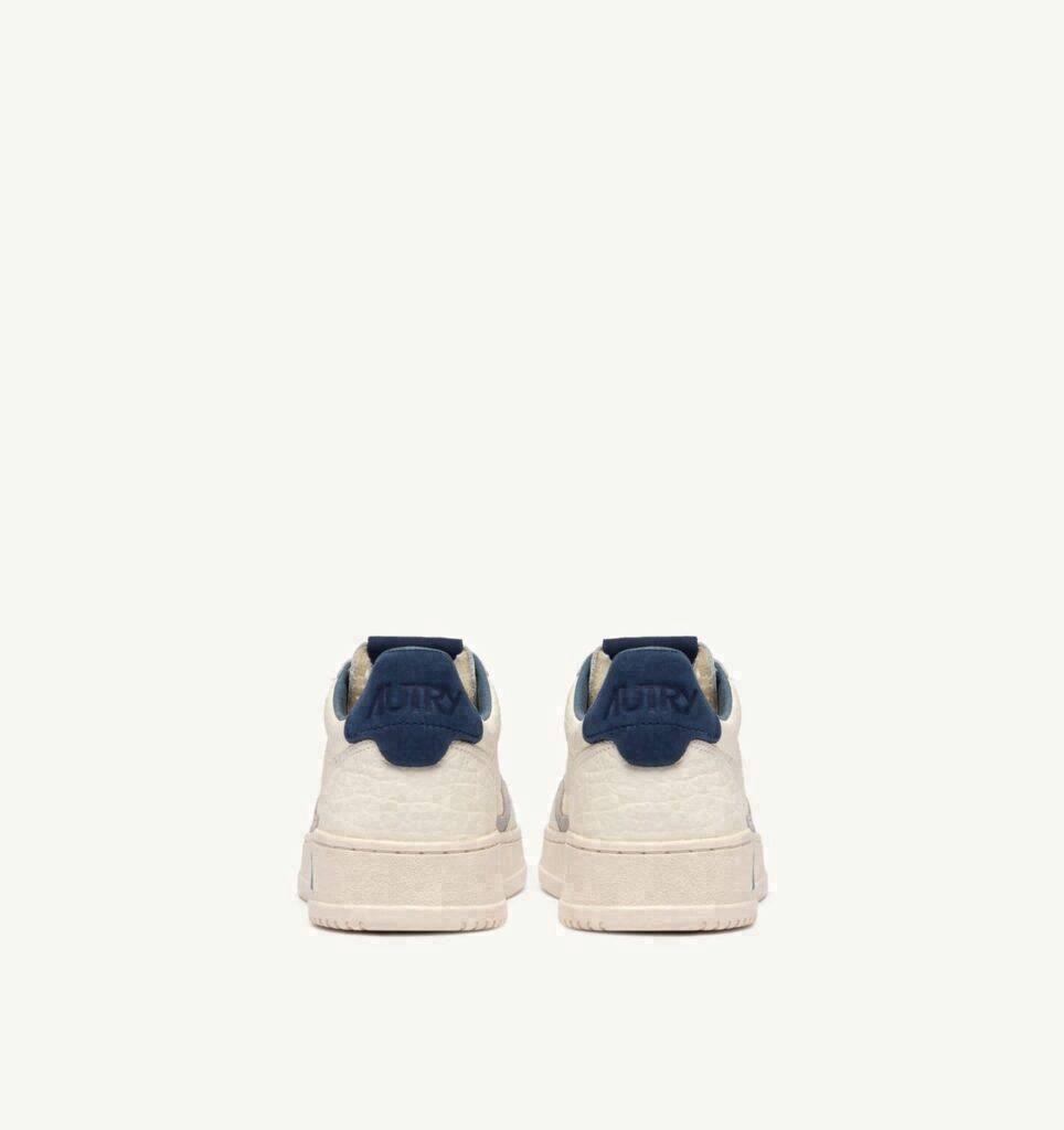 MEDALIST LOW EN CUIR BLUE DEPTHS ET VAPOR