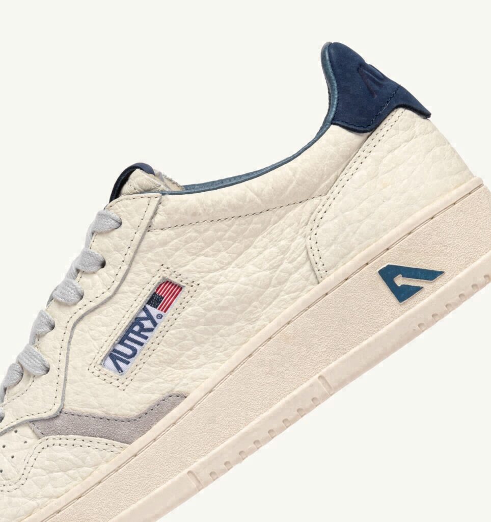MEDALIST LOW EN CUIR BLUE DEPTHS ET VAPOR