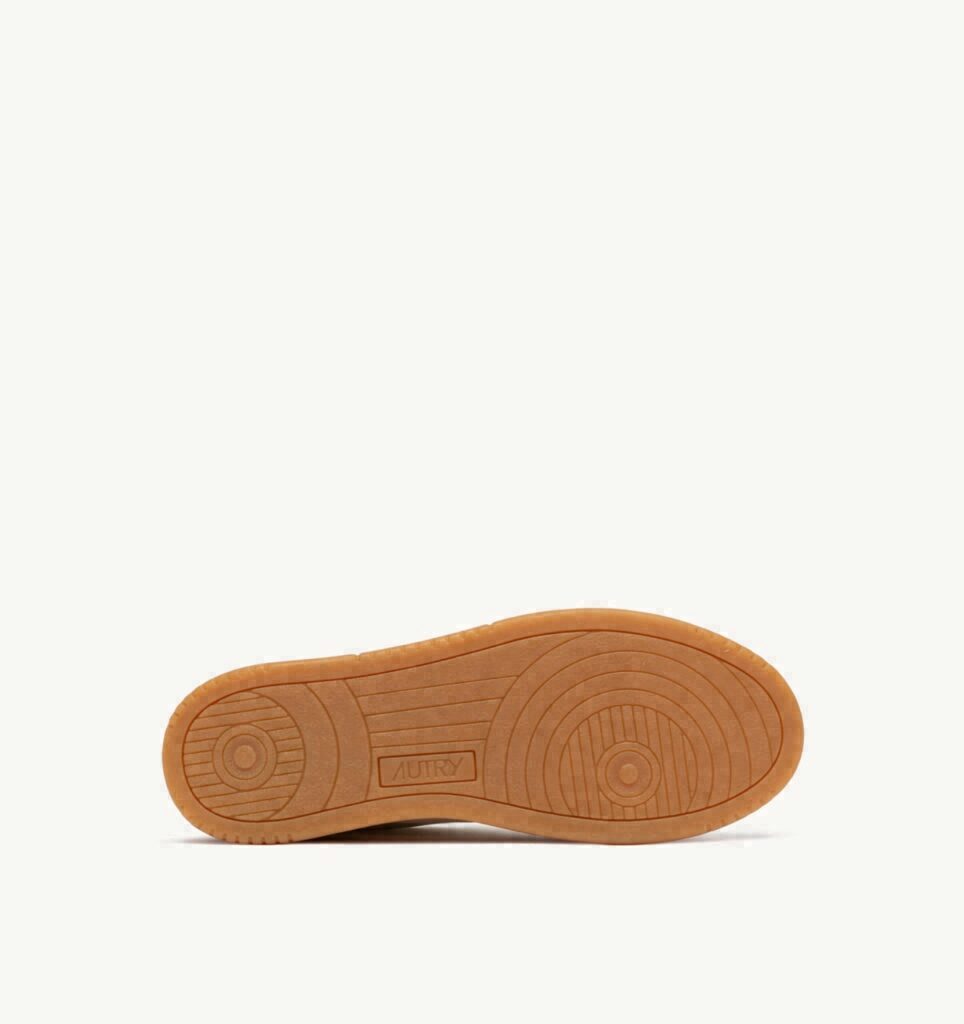 MEDALIST LOW EN CUIR MARSHMALLOW