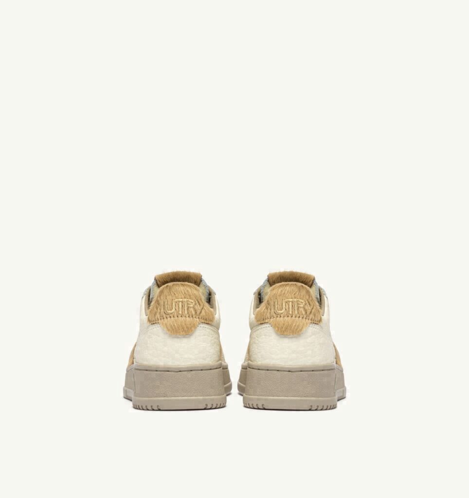 MEDALIST LOW EN CUIR SAND