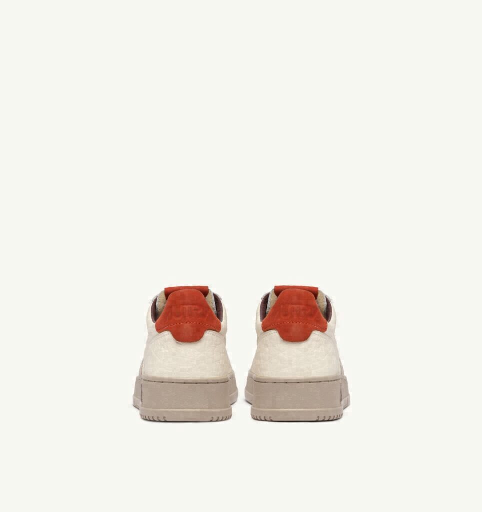 MEDALIST LOW EN CUIR SAND ET PUMPKIN