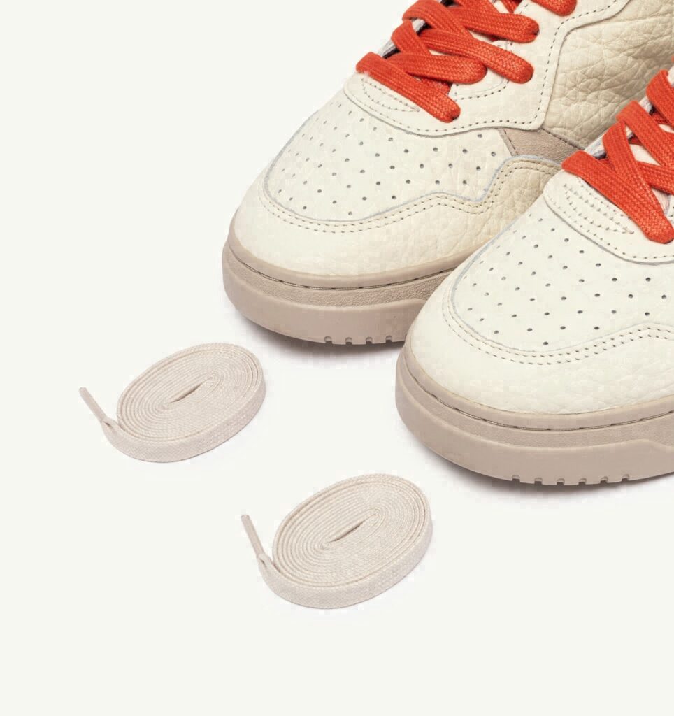 MEDALIST LOW EN CUIR SAND ET PUMPKIN