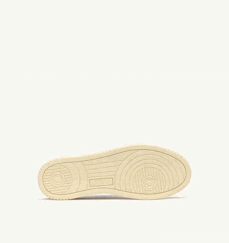 MEDALIST LOW EN DAIM ET CUIR BLANC ET BRONZE GREEN