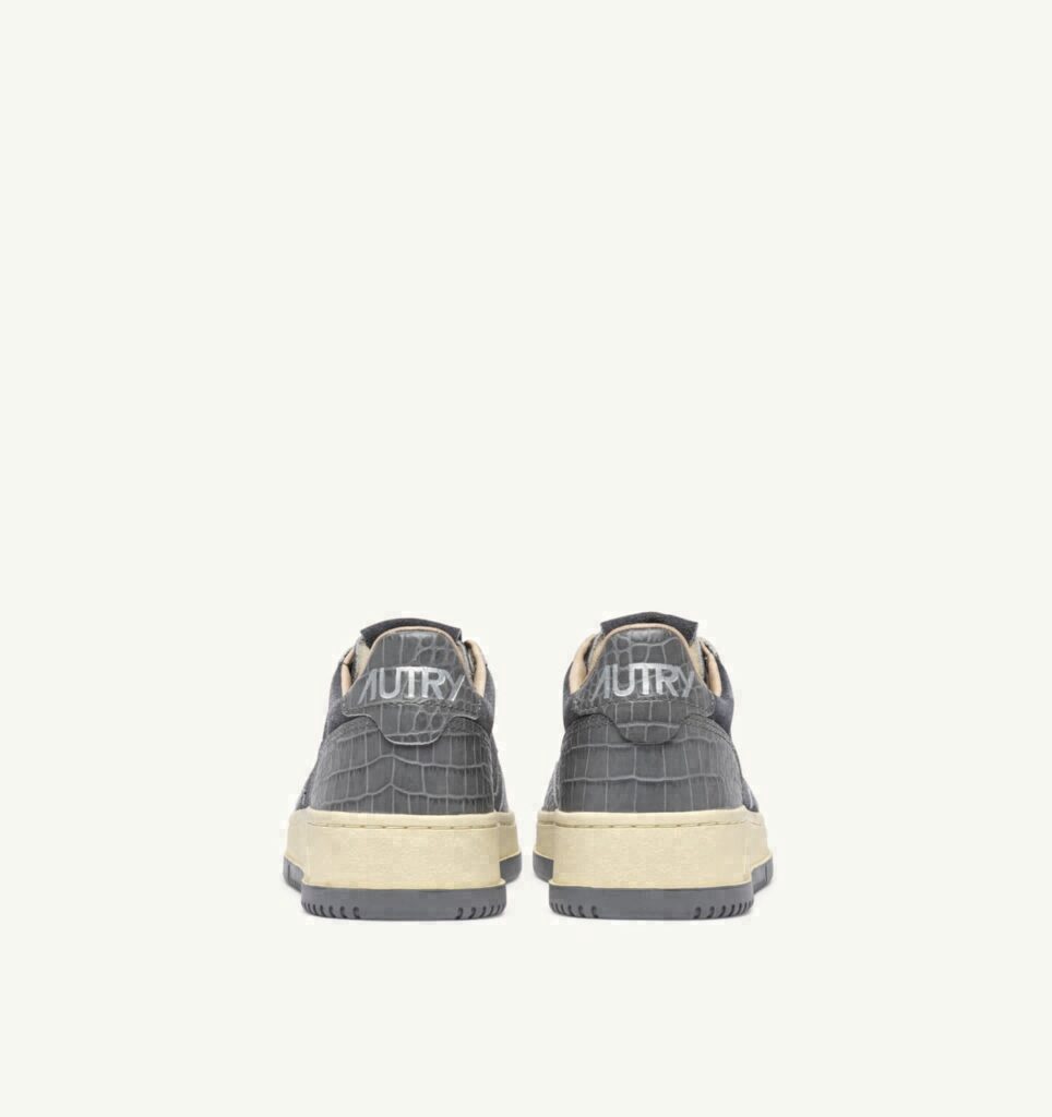 MEDALIST LOW EN DAIM ET CUIR NIGHT OWL