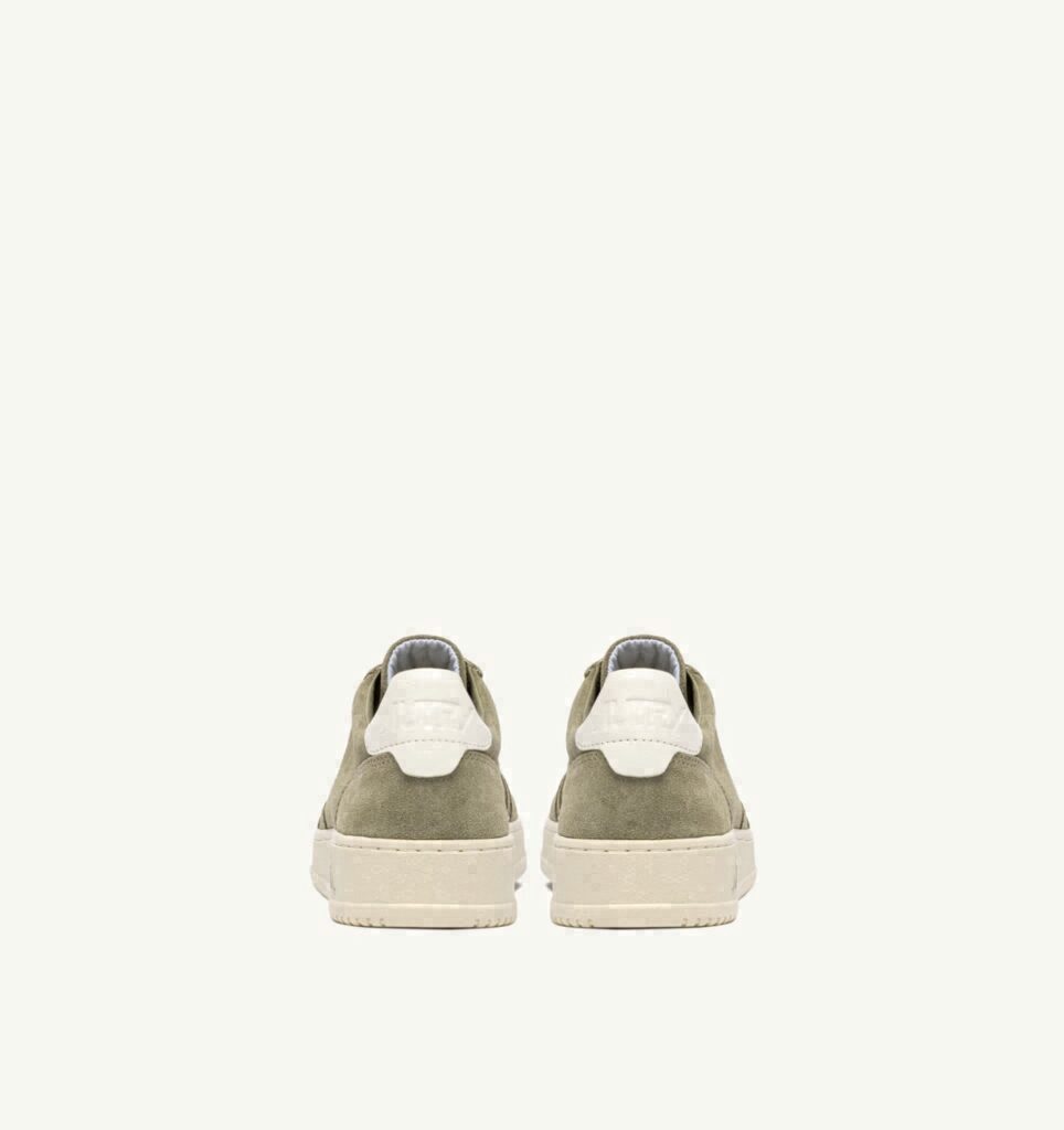 MEDALIST LOW EN DAIM GRAY GREEN ET BLANC