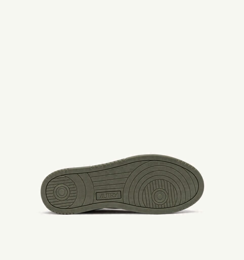 MEDALIST LOW TRICOLOR EN DAIM SMOKE GREEN ET SPACE