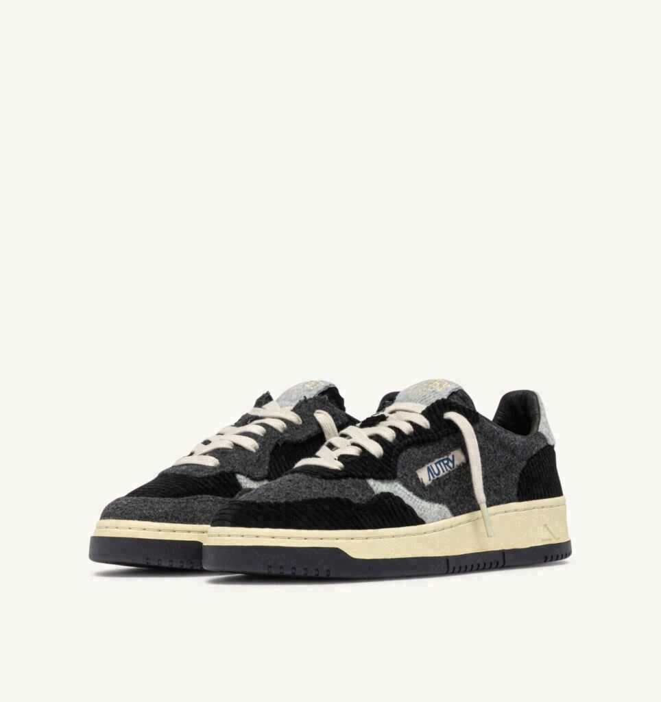 MEDALIST LOW 'VELVET' NOIR PHANTOM ET GRIS