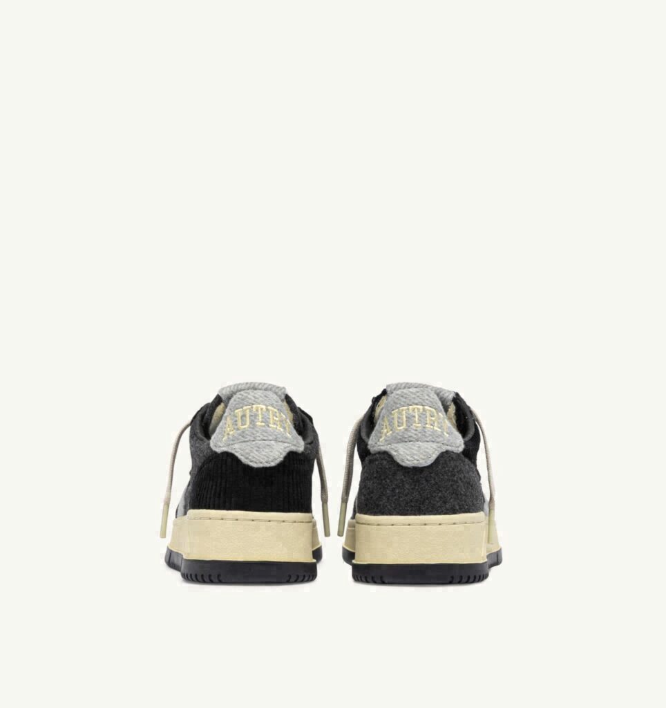 MEDALIST LOW 'VELVET' NOIR PHANTOM ET GRIS