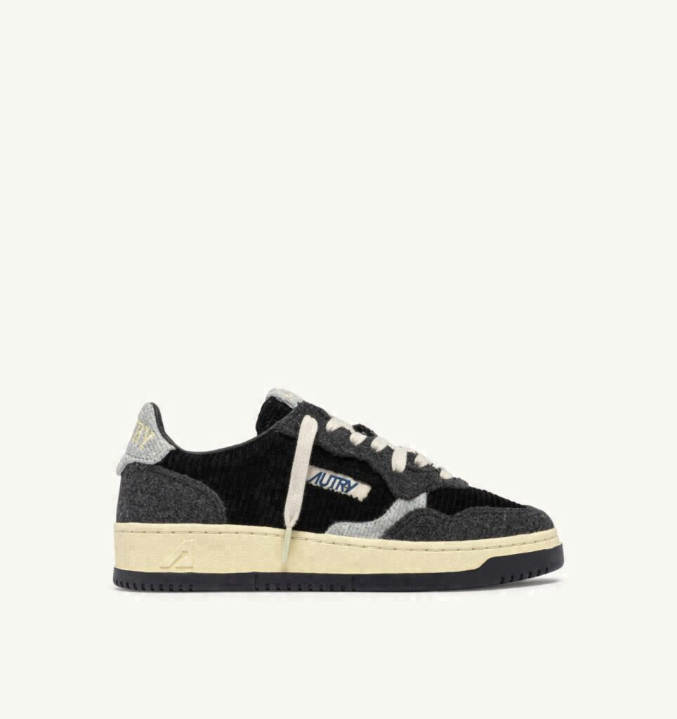 MEDALIST LOW 'VELVET' NOIR PHANTOM ET GRIS