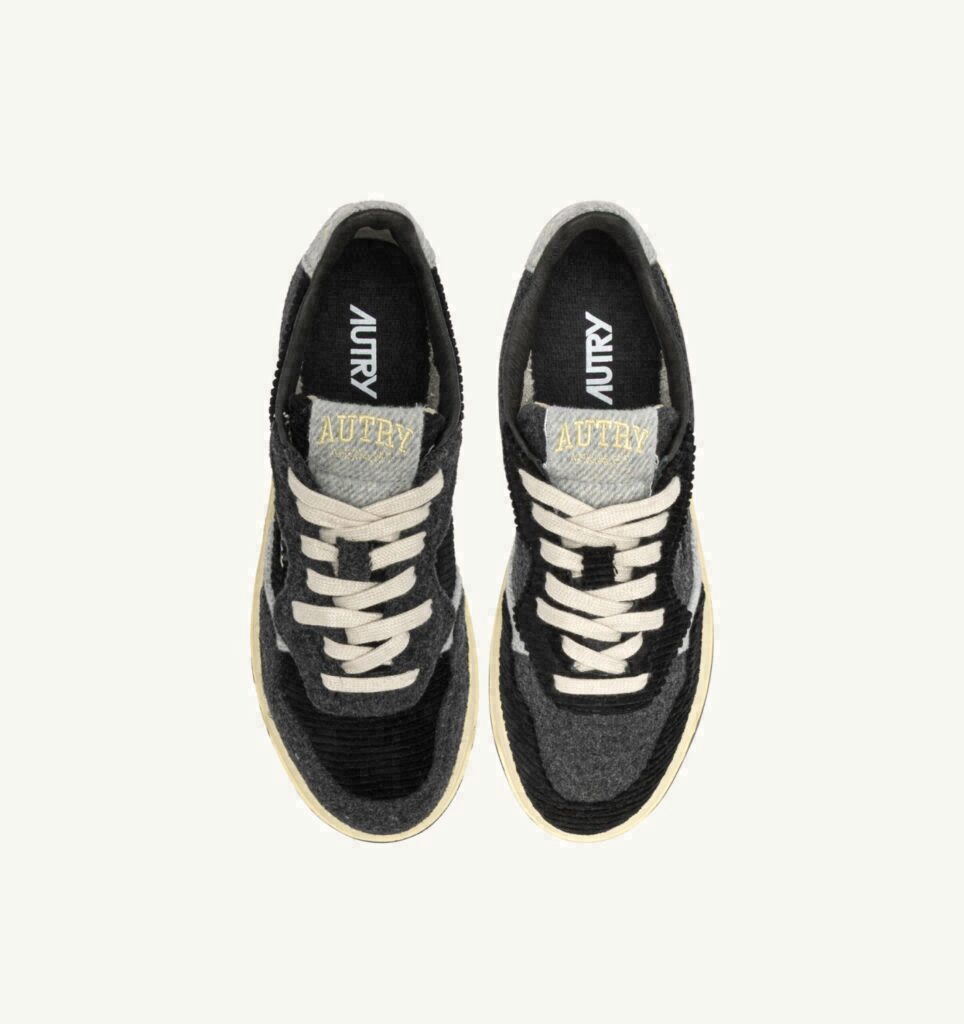 MEDALIST LOW 'VELVET' NOIR PHANTOM ET GRIS