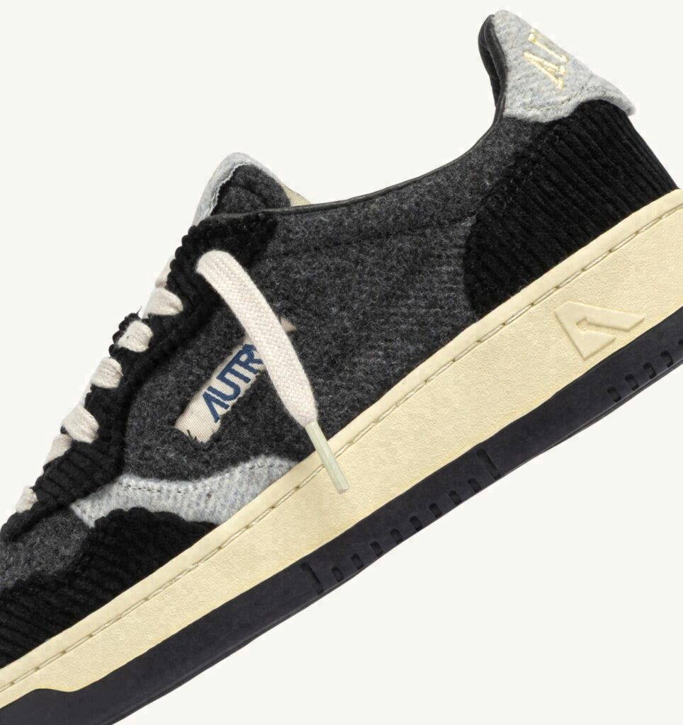 MEDALIST LOW 'VELVET' NOIR PHANTOM ET GRIS