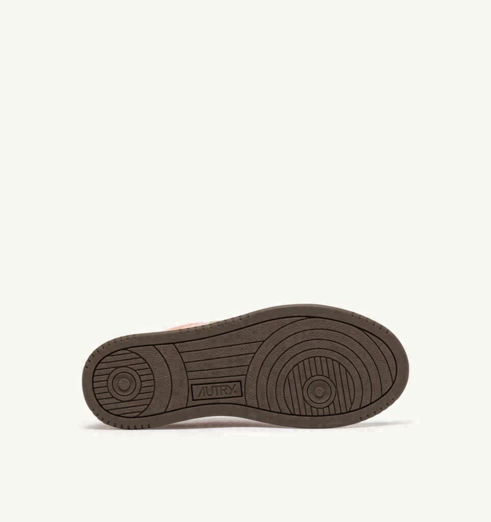 MEDALIST LOW 'VELVET' PINK DOLPHIN CHOCOLATE CHIP ET FEATHER GRAY