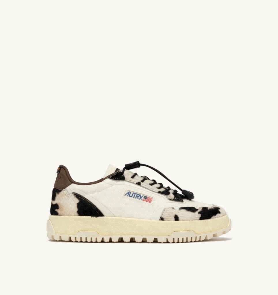 WILDPACE LOW EN CORDURA ET CUIR MARSHMALLOW ET COW