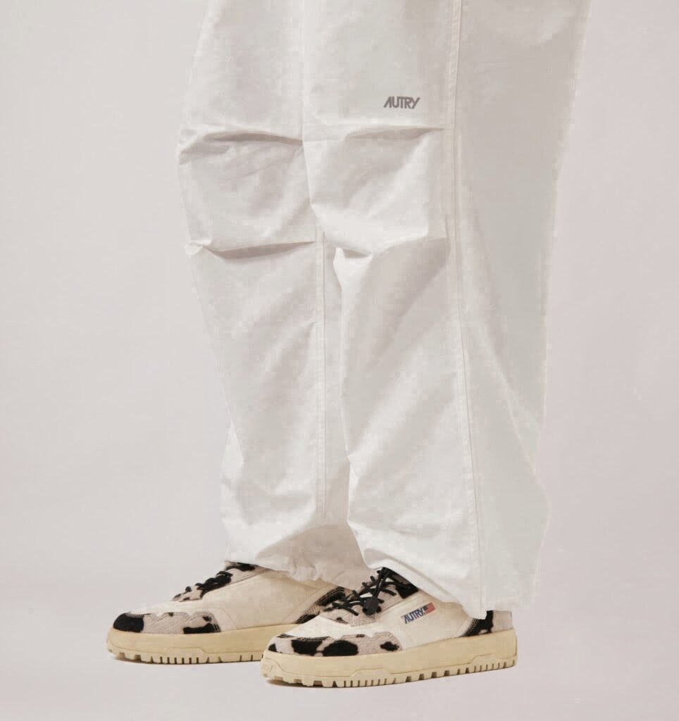 WILDPACE LOW EN CORDURA ET CUIR MARSHMALLOW ET COW