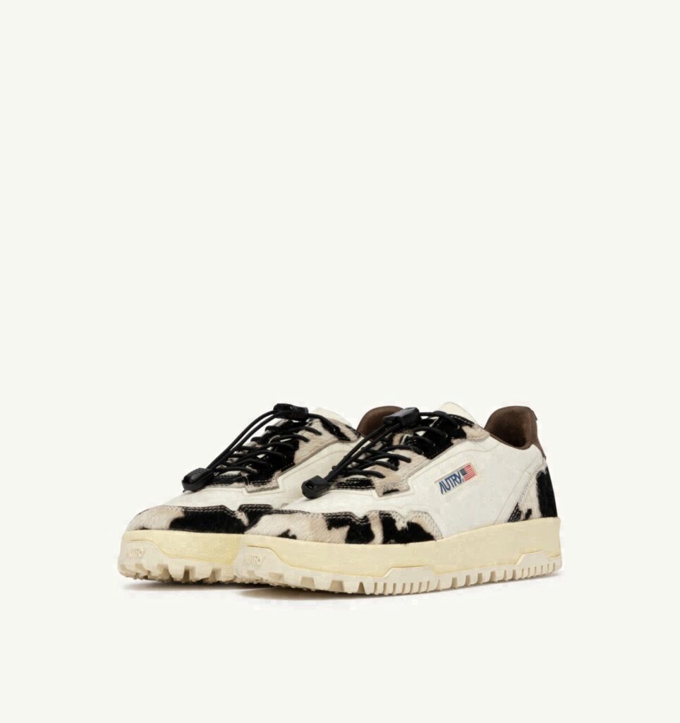 WILDPACE LOW EN CORDURA ET CUIR MARSHMALLOW ET COW