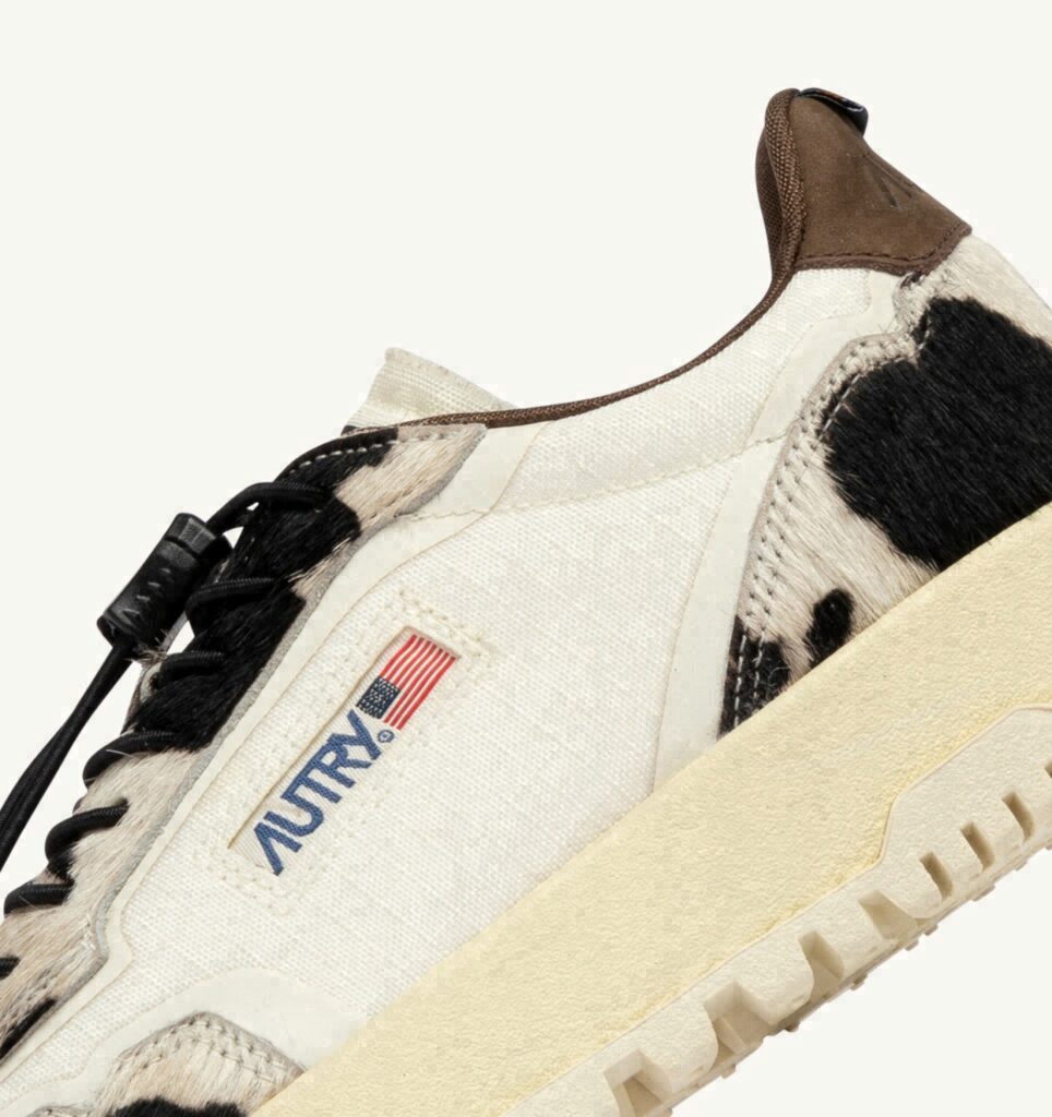 WILDPACE LOW EN CORDURA ET CUIR MARSHMALLOW ET COW