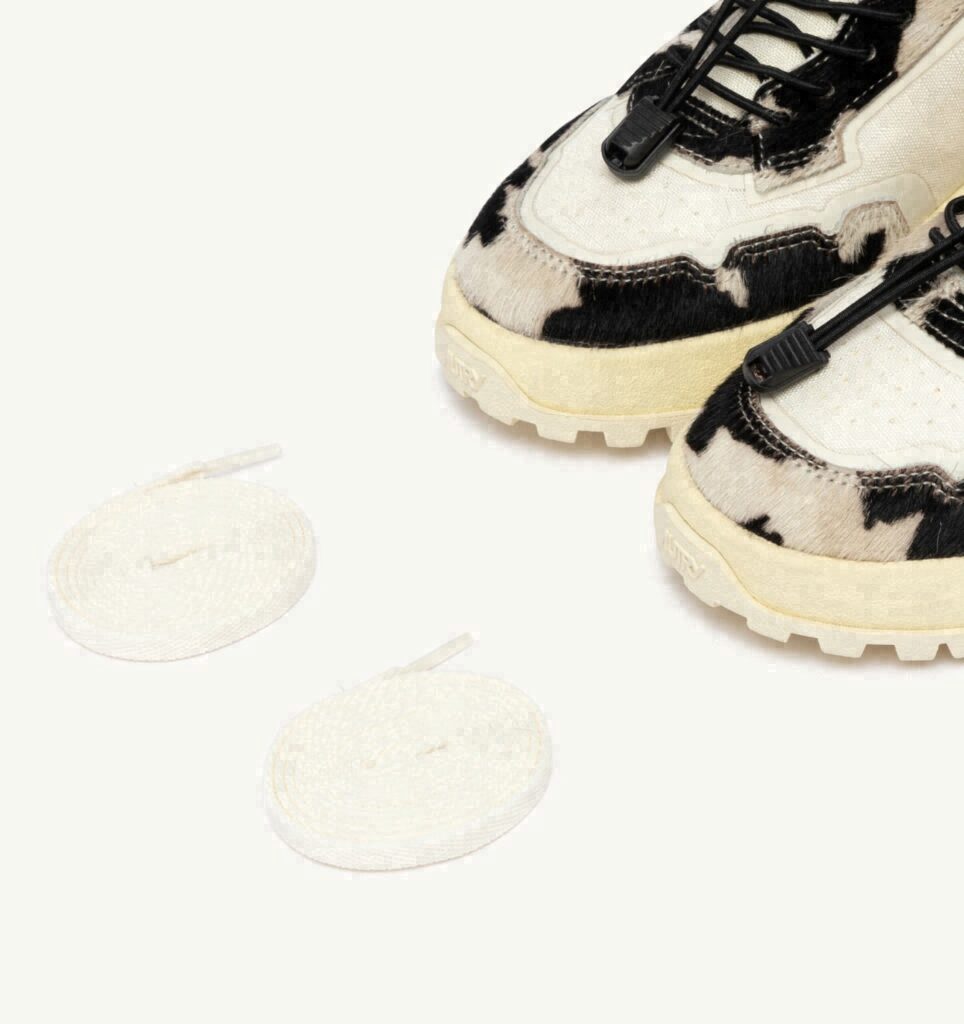 WILDPACE LOW EN CORDURA ET CUIR MARSHMALLOW ET COW