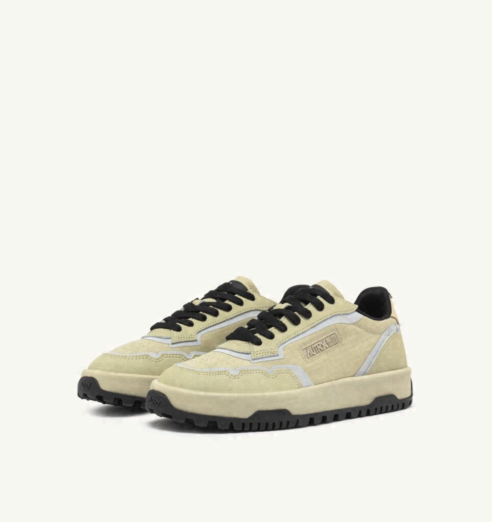 WILDPACE LOW EN NYLON RIPSTOP ET CUIR TIDAL FOAM ET REFLEX