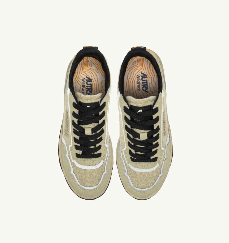 WILDPACE LOW EN NYLON RIPSTOP ET CUIR TIDAL FOAM ET REFLEX