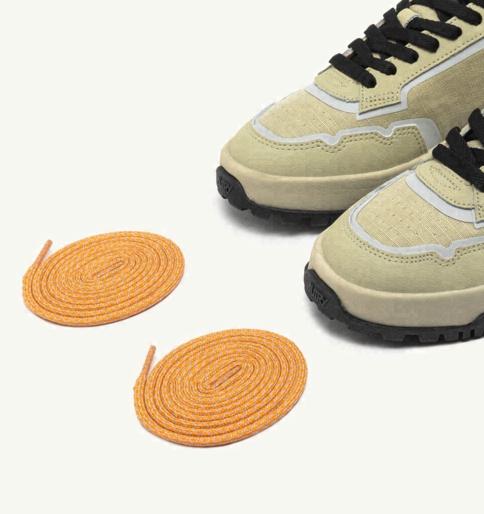 WILDPACE LOW EN NYLON RIPSTOP ET CUIR TIDAL FOAM ET REFLEX