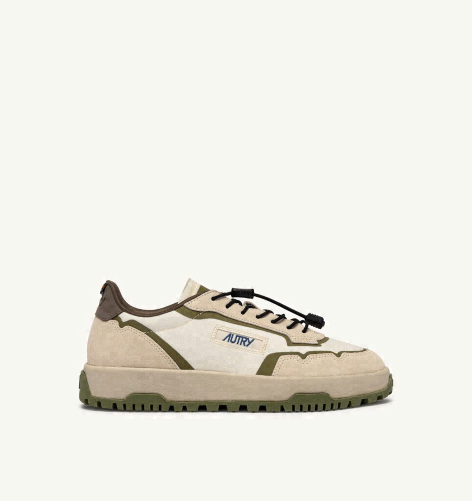 WILDPACE LOW EN NYLON RIPSTOP ET DAIM WIFE ET CHOCOLATE
