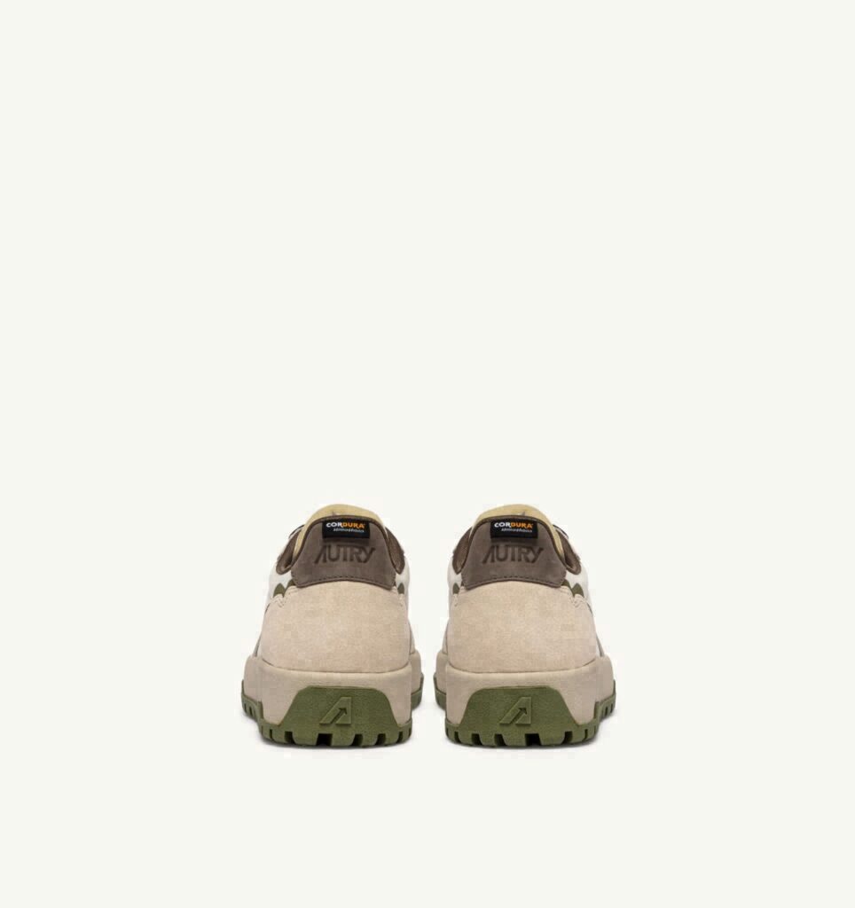 WILDPACE LOW EN NYLON RIPSTOP ET DAIM WIFE ET CHOCOLATE