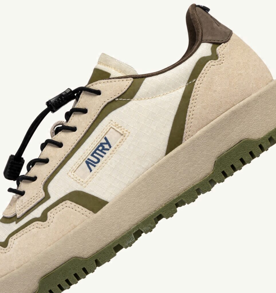 WILDPACE LOW EN NYLON RIPSTOP ET DAIM WIFE ET CHOCOLATE