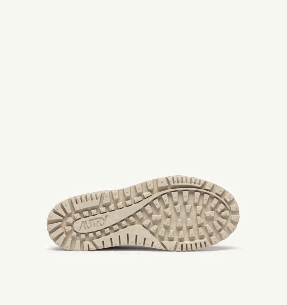 WILDPACE LOW EN TISSU ET DAIM BLANC ET ARGENT
