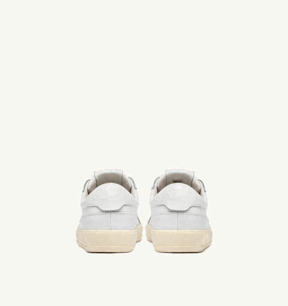 WINDSCAPE LOW EN CUIR BLANC
