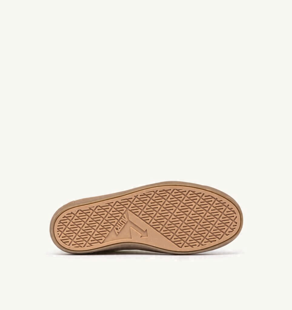 WINDSCAPE LOW EN CUIR MARSHMALLOW ET TAN