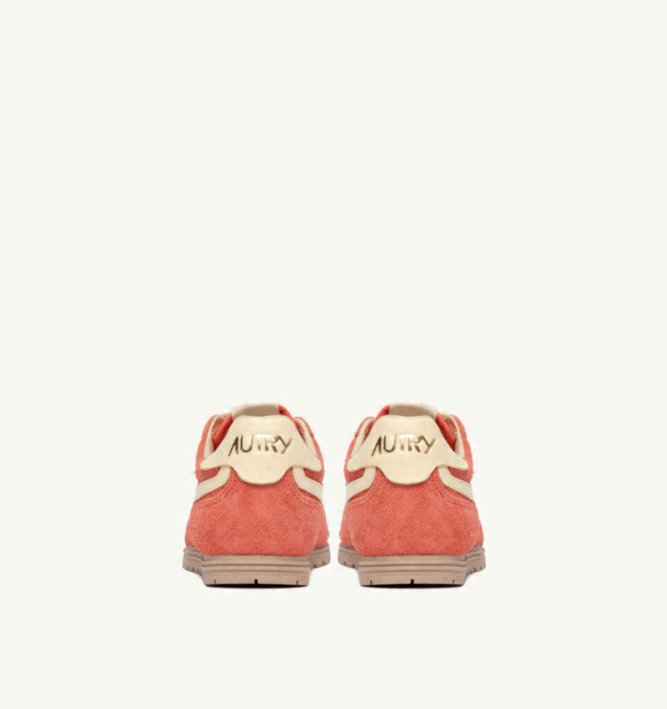 WINDSPIN EN DAIM ET CUIR BLUSH ET RUTABAGA
