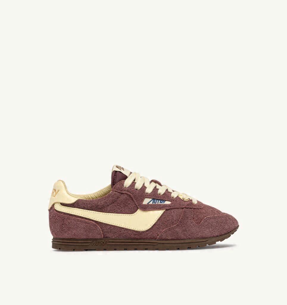 WINDSPIN EN DAIM ET CUIR CHIANTI ET RUTABAGA