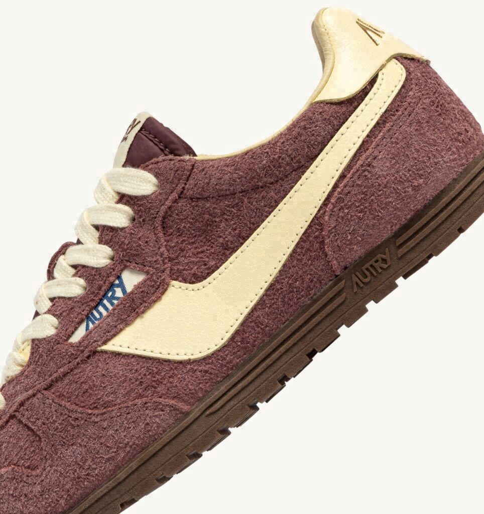 WINDSPIN EN DAIM ET CUIR CHIANTI ET RUTABAGA