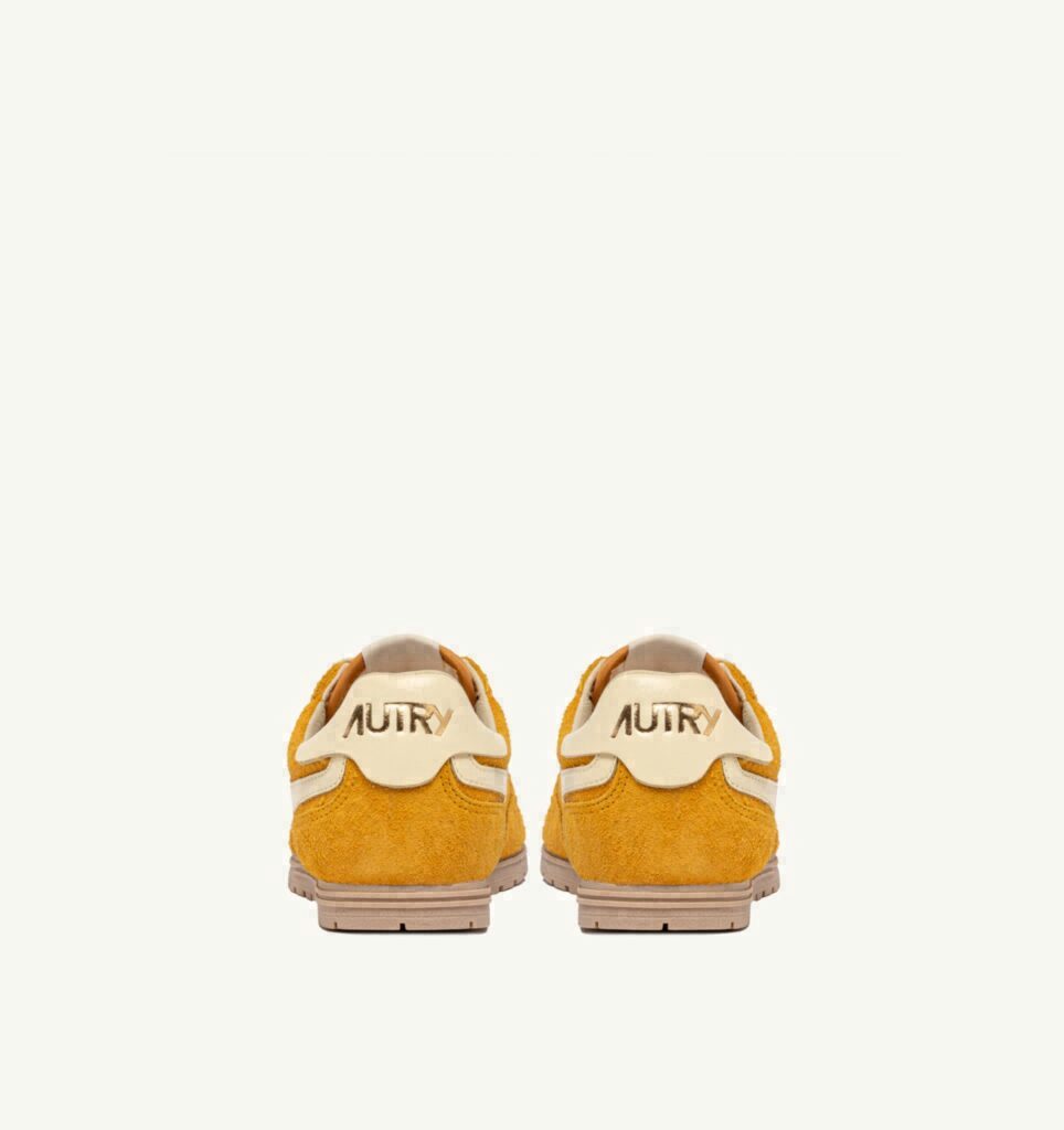 WINDSPIN EN DAIM ET CUIR MINERAL YELLOW ET RUTABAGA