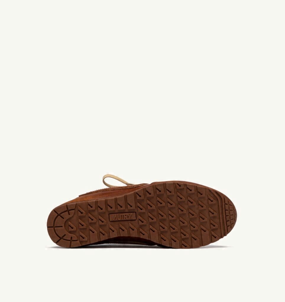 WINDSPIN MULE EN CUIR ET SHIRT BUFF ET AZUR