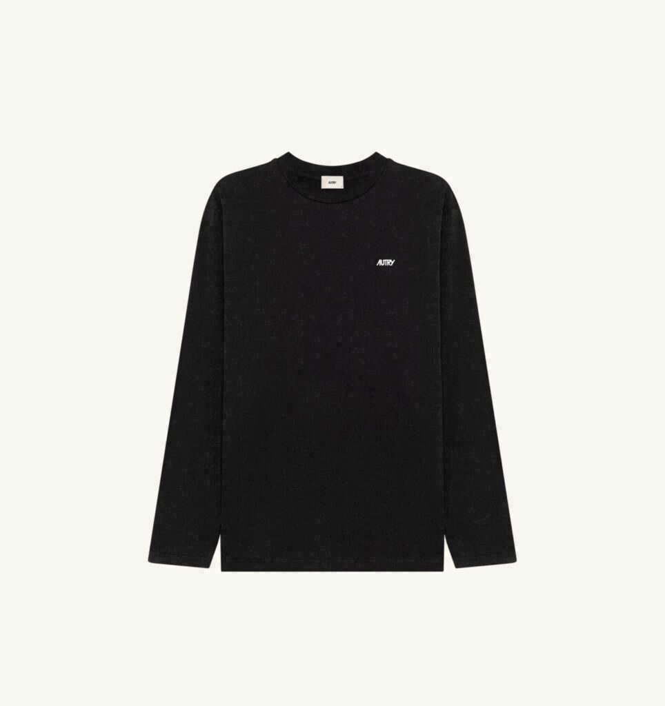 T-SHIRT MANCHES LONGUES AVEC LOGO BRODÉ UNISEX