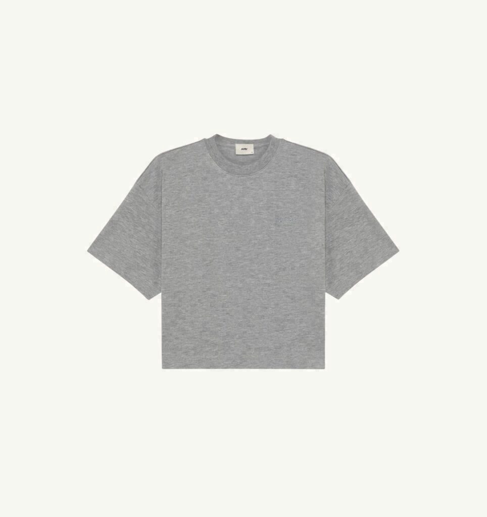 T-SHIRT BOXY AVEC LOGO TON SUR TON FEMME