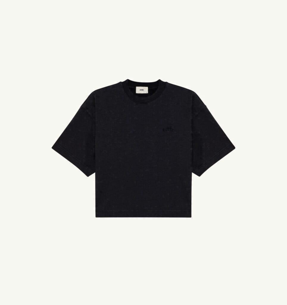 T-SHIRT BOXY AVEC LOGO TON SUR TON FEMME